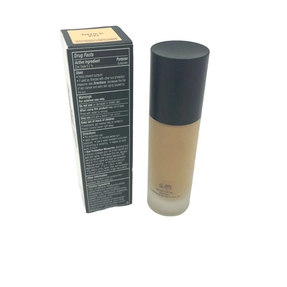 BareMinerals Barepro 24HR Wear Matte‎ Liquid Foundation 15 Fair Warm 30 ml/1 oz
